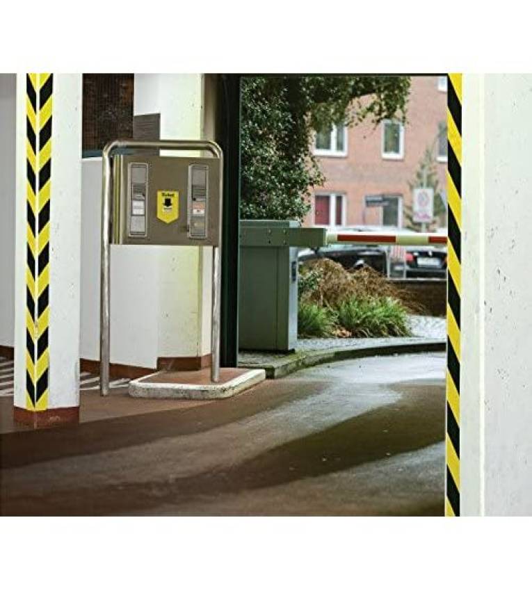 Rouleau adhésif universel pour le marquage d'objets 33m jaune/noir